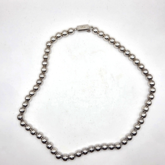 Vintage Taxco Mexico Sterling Silver 925 Ball Bead Heavy...